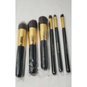 BELLASHY BEAUTY 6pcs Makeup Brushes Cosmetic Eyebrow Blush Foundation Powder